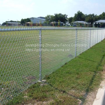 hot glavanized rhombic wire mesh fence for baseball field