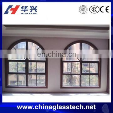 Aluminium Arched Window With Grill Design And Mosquito Net