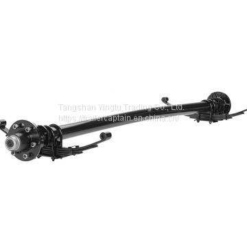 Trailer Leaf Spring Axle with Idler Hubs