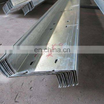 Structural Steel Galvanized Carbon Mild Z C U Channel Steel Profile , Z Purlin Z Beam Z Bar Section Steel for Roofing