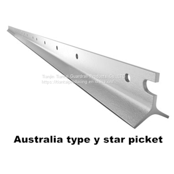 Carbon Steel Star Picket / Y Post for Construction, Ranch, Farm and Garden photo-2