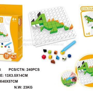 Hot Sale Christmas Kids' Building Block Gift Brick Toy DIY Building Block Puzzle Educational Toys Gift for Children Toy Gift BS017344 photo-2