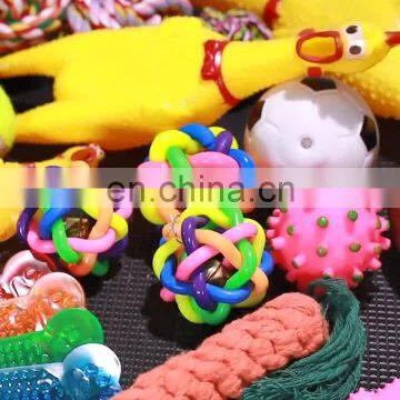 Amazon hot selling knitting cotton rope pet dog chew toy biting bones