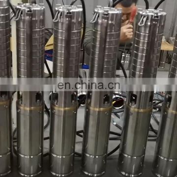 3MSS/4MSS  304 stainless steel submersible  high lift low flow submersible water pump bomba de agua solar