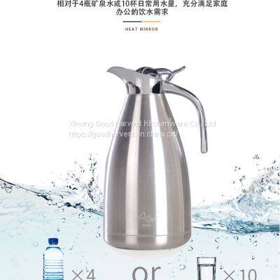 2L Stainless Steel Thermos Bottle Thermos Flask Bottle Double Wall 304ss photo-5