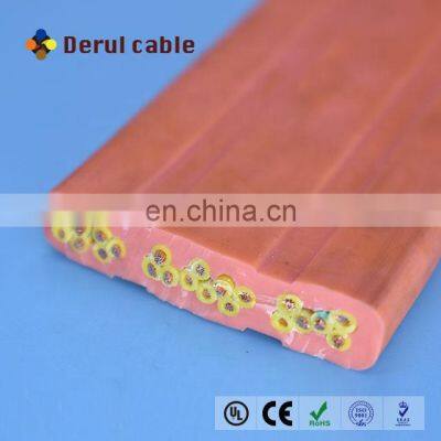 21 Core Cat6 Lift Travelling Cable Flat Elevator Cat6 Travelling Cable photo-2