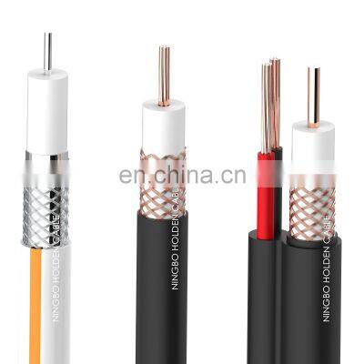 super flexible thin 305m rg58 rg59 rg6 coaxial cable 25 ohm assembly