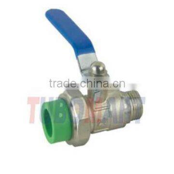 Socket Type Ppr Ball Valve With Brass Body