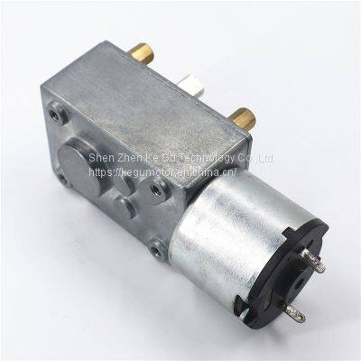 Hot Sale 6538GF-3530 Low Current Mini Pocket 65mm dc Worm Gear Motor Bike With Worm Gearbox 6.0kg.cm 9rpm Gear Motor From Kegu Motor photo-5