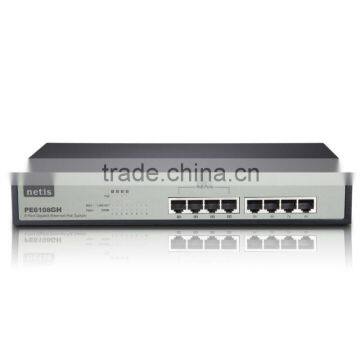 netis 8 Port Gigabit Ethernet PoE Switch/4 Port PoE/802.3at/af