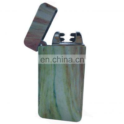 Professional Special Patterns Custom Logo Windproof Rechargeable Camouflage Dual Arc USB Lighter Usb Cigarette