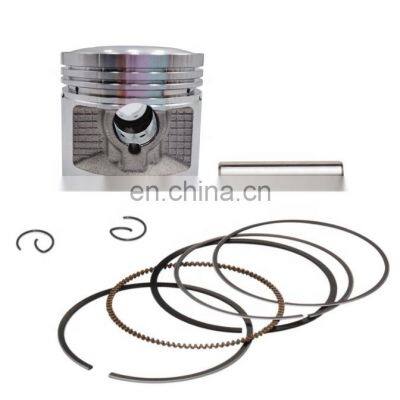 Universal standard size motorcycle engine spare parts piston set STD cylinder bore 56.5mm pin 15mm CG125 piston kit