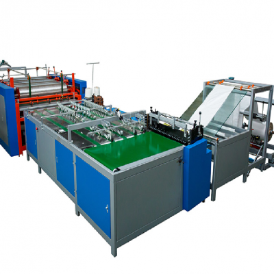 Automatic Heat Cutting and Sewing for PP Woven Bag Making Machine PP Woven Liner Bag Inserting Machine