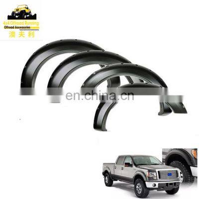 Hot Selling Modified Abs Plastic 4x4 Auto Car Wheel Arch Fender Flares for F150  2009-2014