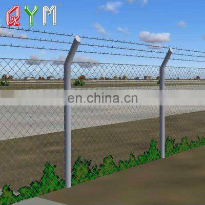 Airport Security Fence with Y Post