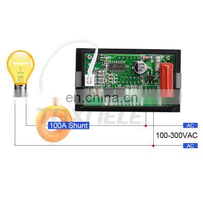 DL85 Dual LED Digital AC100-300V Voltage Amps Meter Digital AC Voltmeter Ammeter 100A ac Digital Panel Voltmeter photo-4
