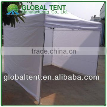 Steel Folding Marquee Trade Show Tent Frame 3x3m ( 10ft X 10ft),30mm, with white canopy & Valance(Unprinted), 3 full walls