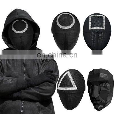 Wholesale Hot Selling Squid Game Party Masks Halloween Adult Game Halloween Costume Hood Masks photo-4