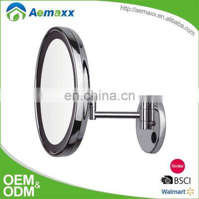 Modern Iron 17cm Bathroom Extend Wall Mounted Hinged Mirror photo-2