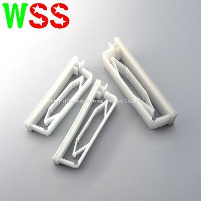 Self Adhesive Flat Cable Clamp Nylon PA66 Cable Tie Holder Plastic Flat Cable Tie Clip On 3M Adhesive Base