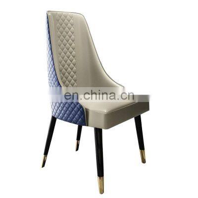 2021 oem home furniture modern luxury ergonomic wood solid leather restaurant hotel dinning room chair wooden dining chairs