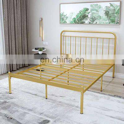 Popular Design Folding Bed Bedroom Furniture Metal Bed Double Bed photo-2