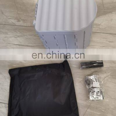Portable Folding Toilet Car Commode Camping Toilet Car Toilet and Storage Stool for Camping, Hiking, Trips, Traffic Jam photo-5