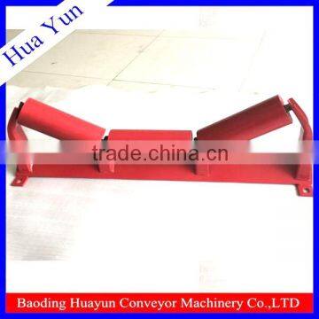 baoding roller manufacturer steel pipe 3 roll trough roller set with bearing
