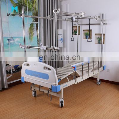 Morntrip 3 Crank Function Manual Fracture Patient Orthopedic Traction Bed With  Suspension System