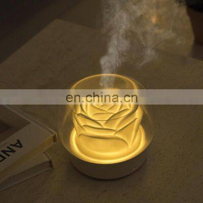 Best Flowers fashion design shape Style Aroma Mist Essential Oil Sweet Aroma Diffuser humidifier