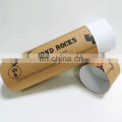 Hot Sale Kraft Tubes Tea Tube With Packaging Personalized Print Paper Cans Packaging Round Coffee Tea Packing Box photo-2