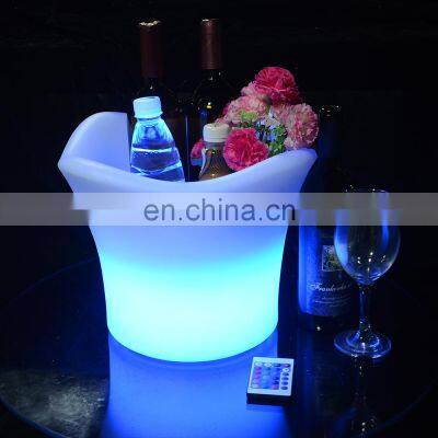 Champagne Wine Drinks Beer Bucket Modern Home LED Glowing Led Rechargeable Cooler luminous rechargeable champagne led wine