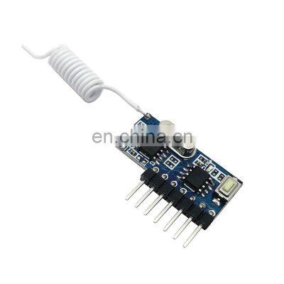 433RF Receiving Module 4-channel High-level Signal Learning Decoding Receiving Circuit Board photo-3