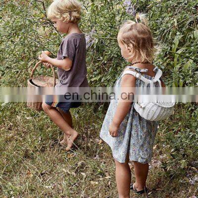 Hot Sale Mini Cuties Rattan Bag For Children Handicraft Kid Basket Bag Wicker Kids Bag Wholesale Supplier photo-2
