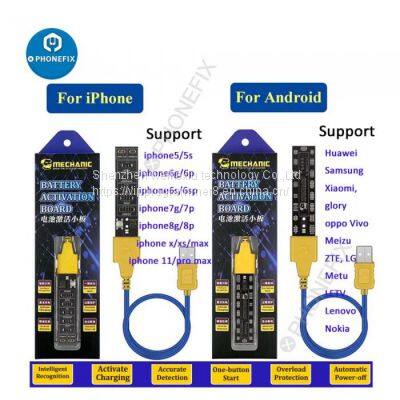 Mechanic battery activated charging board quick test   fixture board with wire