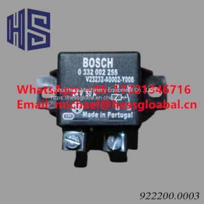 Kalmar 922200.0003 Relay 0332002250Bosch 0332002255 0332002258