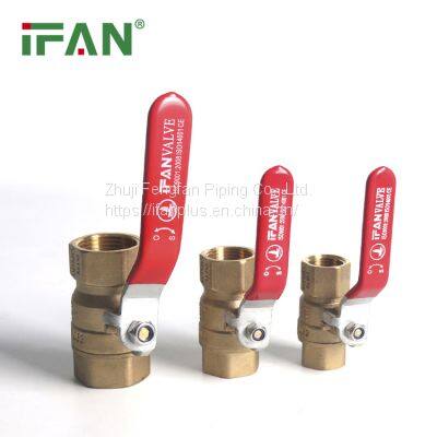 IFAN Wholesale 1/2-4 Inch High Pressure Ball Valve Brass Ball Valve for Water