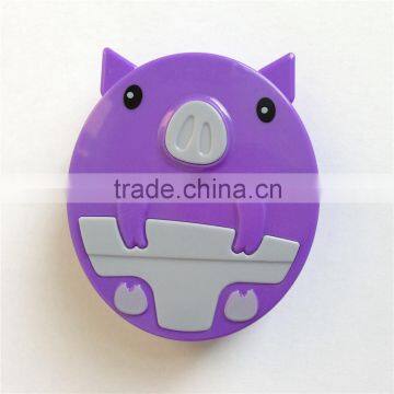 Animal Cute Pig Custom Contact Lens Case Holder