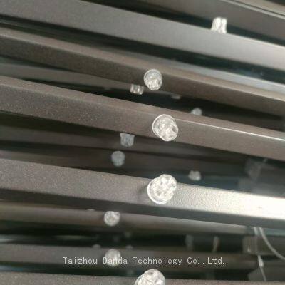 Outdoor Sunshade 2.5*2.5m Double Roof Umbrella With Side Stand photo-4