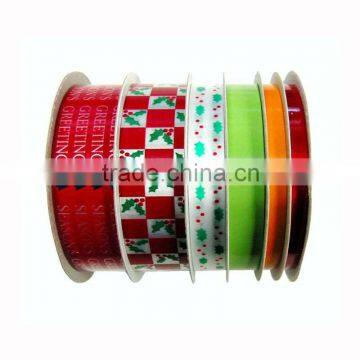 Gift Wrapping Curling Ribbon Spool/Embossed Gift Wrapping Gold Paper Rolls
