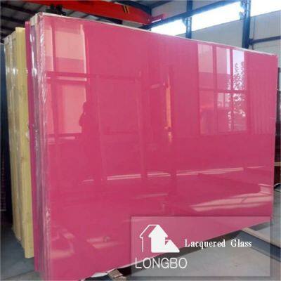 China Factory Temperable Colorful Lacquered Glass for Furniture