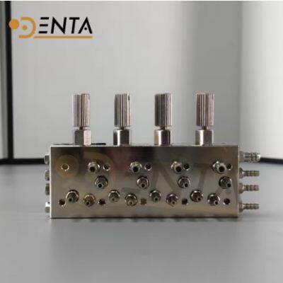 4 In 1 Dental intergrated Valve Control Dental unit Chair Air / Water Quadruple Diaphragm Membrane Valve parts tools equipment