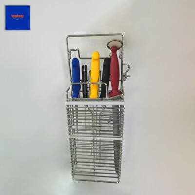 304 Butcher Knives Holder Stainless Steel Basketstorage S Size, knife cage & knife basket & Kitchen Racks produced by BOLEX CUTLERY China