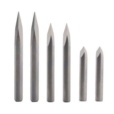 3.175 4 6mm Milling Cutter 3 Pyramid Carving Head 20-90 Degree Tip Tungsten Carbide End Mill For CNC Router Bit 3D Milling
