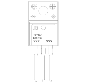 JST16F-800BW 16A TRIAC JIEJIE MICROELECTRONICS
