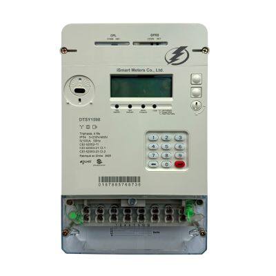 DTSY1598 Three Phase Smart Prepaid Energy Meter