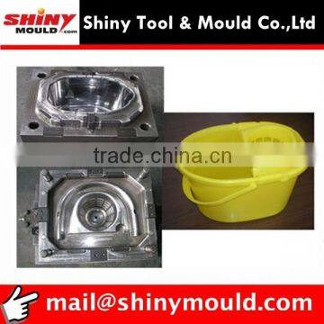 customer design OEM plastic mop bucket injection mould