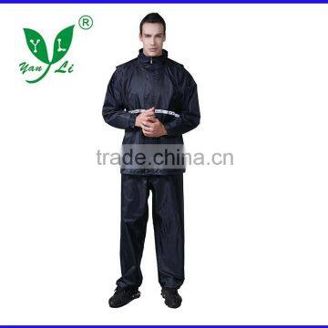 High quality adult fashion motorcycle raincoats for men