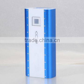 Diamond 5v shenzhen power bank with LED Light for smartphone, MP010