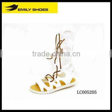 Teens tall boots fashionable sandals for PCU sandals